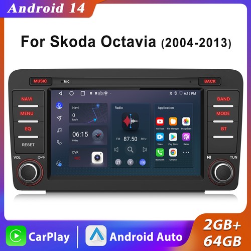 Car stereo radio for skoda - 8",