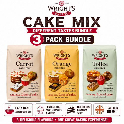 Wrights cake mix 500g - cake,