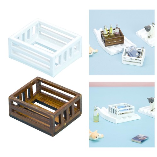 Miniature dollhouse crate - miniature,