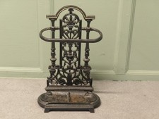 Cast iron walking stick stand - iron,