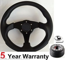 300MM STEERING WHEEL & BOSS KIT FOR LAND ROVER DEFENDER 36 SPLINE  90 110 300