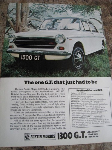 Austin morris 1300 - austin,