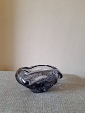 Skrdlovice Bohemian Czech Glass Tricorn Bowl Jan Beranek ?