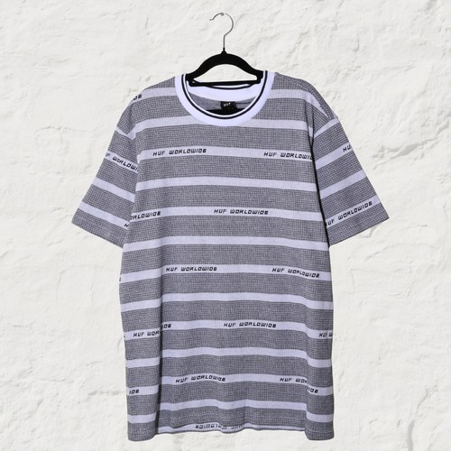 Huf enzo striped knit tee - striped,