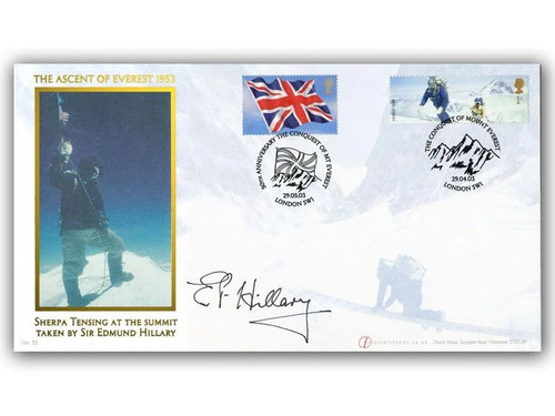 Edmund hillary signed - hillary, 2003