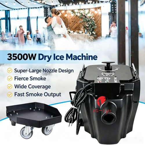 3500w dry ice - machine, low