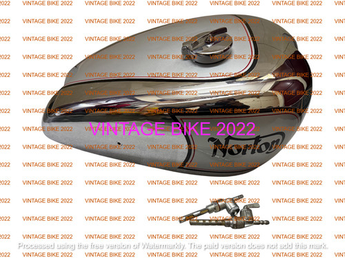 Norton 16h silver painted - 16h,