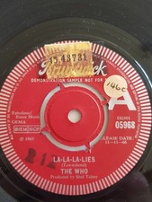 The Who,DEMO,La La La Lies/The