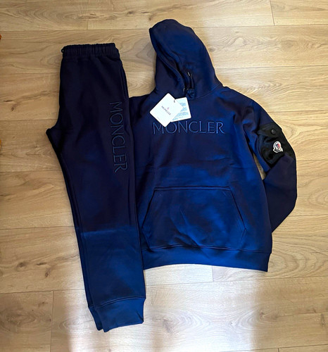 Moncler navy 2pc hooded - moncler,