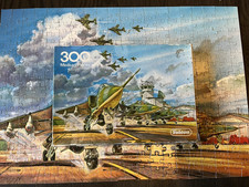 FALCON 300 PIECE JIGSAW RAF JET AIRPLANES BOXED AND COMPLETE