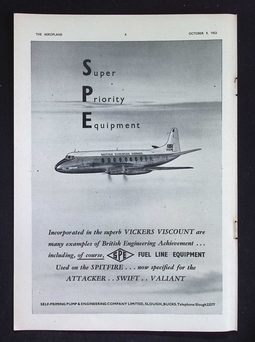Original 1953 advert vickers - original,