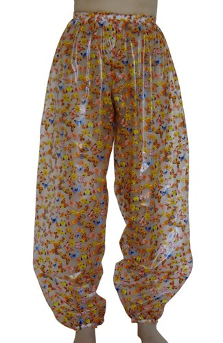 Pvc trousers plastic joggers - trousers,