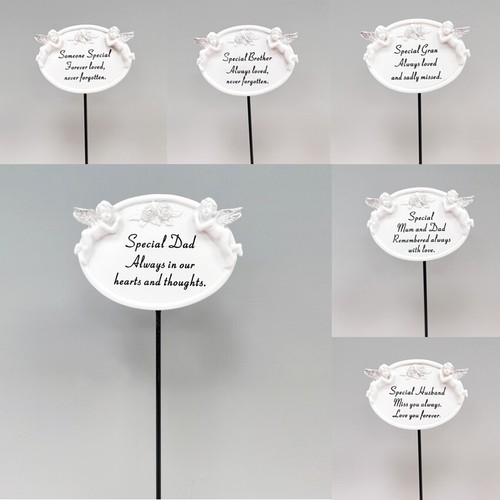 White oval cherub plaque - white,