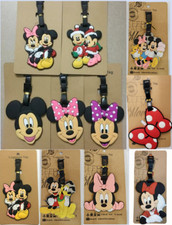 23 Styles New Disney Mickey Minnie Mouse Pluto PVC Bags Suitcase Luggage Tags