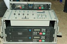 Denon DJ setup  Dn-1000F CD Players x2 DN-2000F RC-35 Remote Vestax PMC15 mixer 