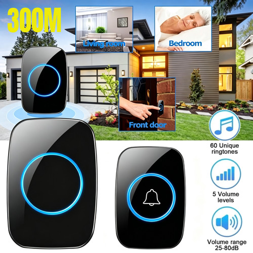 Wireless door bells waterproof - bells,