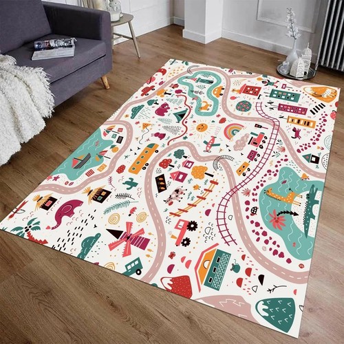 Children village mat kids rugs - mat,