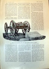 Antique Old Print One Gun Carriages Bore Queen Victorias Remains Windsor 1902