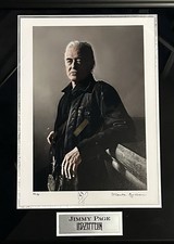 Jimmy Page Signed Lithographed