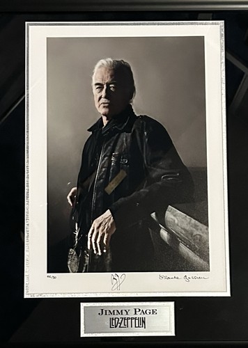 Jimmy page signed lithographed - jimmy,