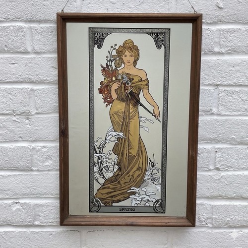 Vintage alphonse mucha spring - alphonse,