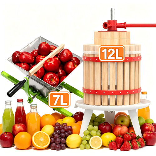 Fruit press mill - &, with