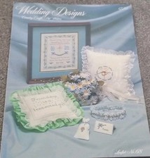 Wedding Designs, Country Crafts, Pat Waters Cross Stitch Chart, Leaflet No. 68