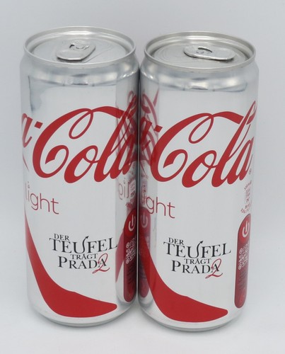 Coca cola light 330ml cans - light,