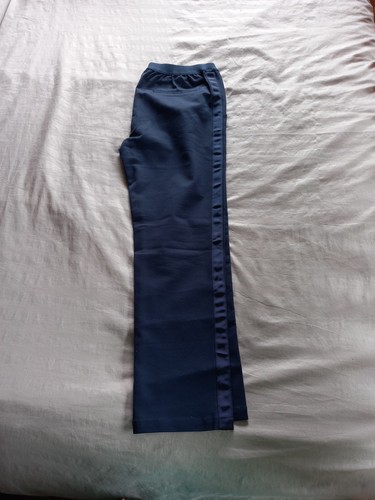 Blue tailor trousers - blue, women