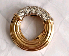 M&S Vintage Gold Tone Lined