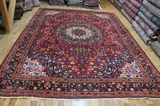FINE HANDMADE PERSIAN CARPET, STUNNING DESIGN AND COLOURS 367 X 265 CM - 12 x 9 