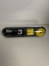 Tube Flip Wall Clock Flip