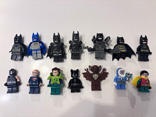 Lego minifigure lot - lot, batman