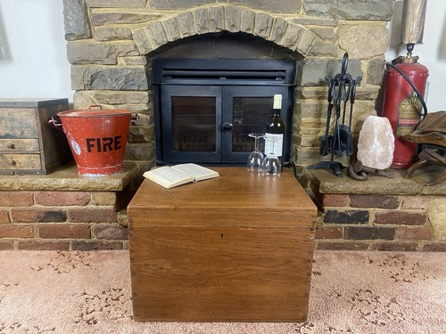 Antique mahogany chest - antique,