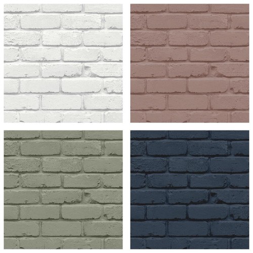 Fine decor painted brick faux - painted,
