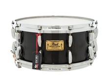Pearl Masters MMX 14" x 6.5" Snare Drum, Black Lacquer