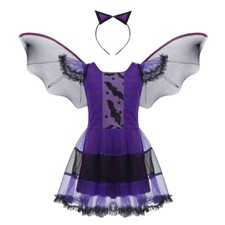 Girls Bat Princess Fancy Tutu