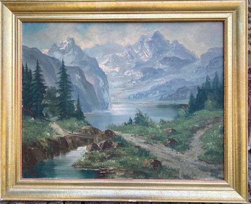 Biedermeier style oil - :biedermeier,