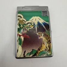 Vintage Hadson Memory Of Japan Cigarette Case & Lighter