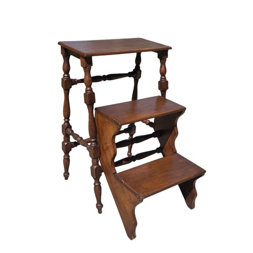 Vintage wooden library bed - vintage,