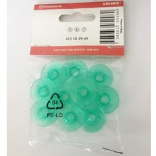 10 Husqvarna Viking Genuine Bobbins Green Type 5 6 7 Ruby SAPPHIRE 413182545