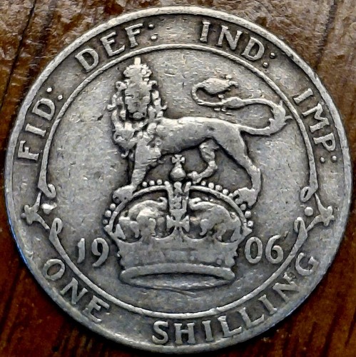 1906 king edward - 1906, shilling
