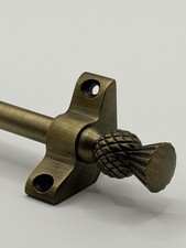 Set of 13 | Stair Carpet Rods | TowerFinial - Antique Brass | Runners Up To 70cm