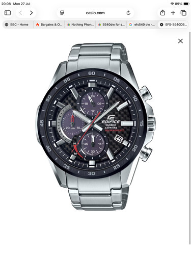 Casio edifice efs - efs-s540, dw