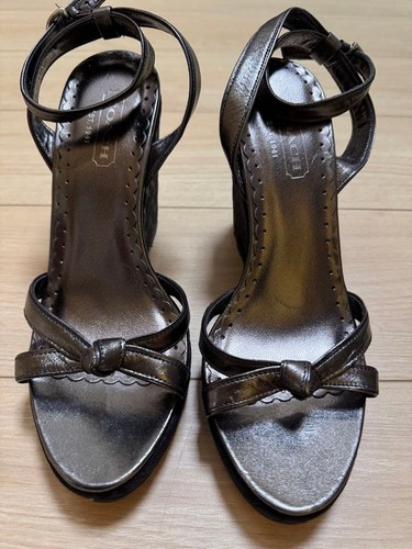 Coach wedge sole sandals - wedge,