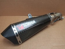 Suzuki SV 650 2022 858 miles exhaust silencer Scorpion (10497)