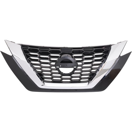 Radiator grille chrome black - radiator,