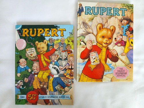 Collectable rupert annuals - x,