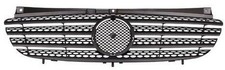 Front Grille Centre Main Black
