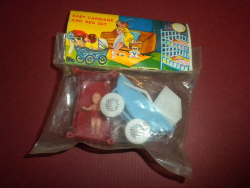 Baby carriage and - and, toy